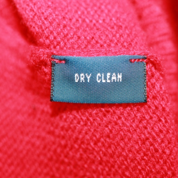 Polo by Ralph Lauren Red Wool V-Neck Sweater (XL) - Picture 4 of 5